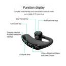 V9 Handsfree Wireless Business Bluetooth Headset with Mic for Driver Sports