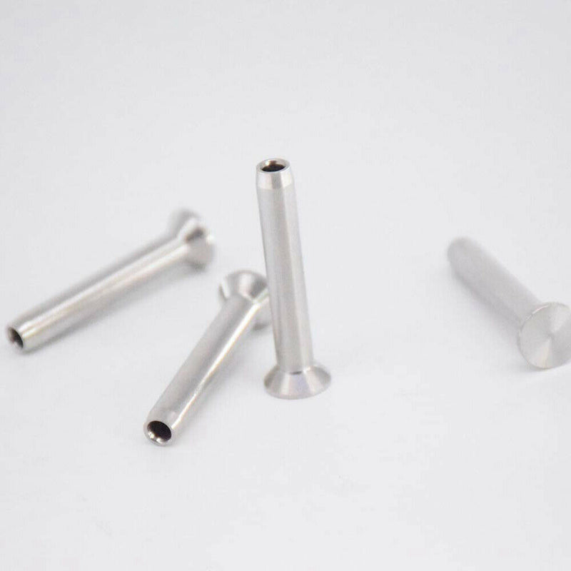 20Pcs T316 Stainless Steel Hand-Crimp Stemball Swage For 1/8Inch Cable Rail K9U7