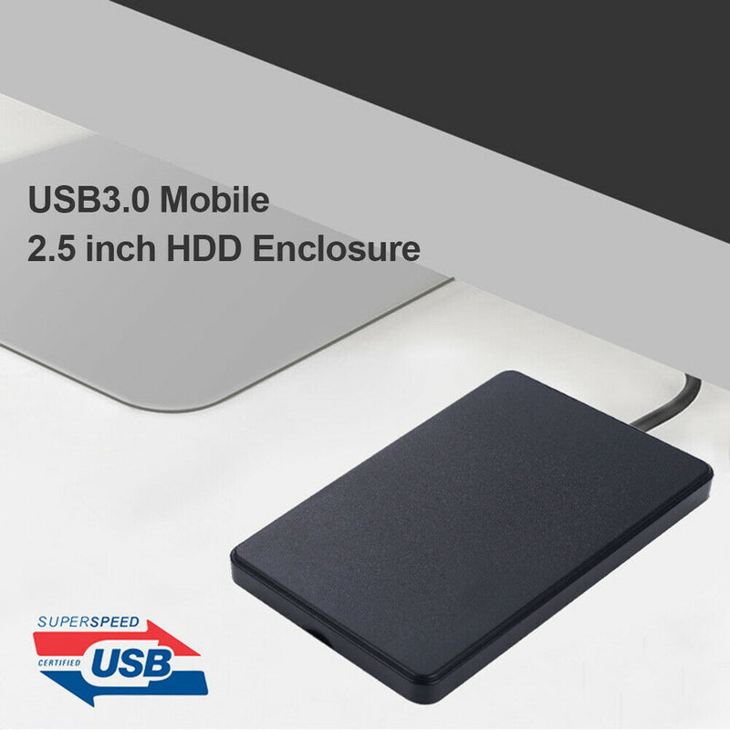USB 3.0 to 2.5 SATA Tool Free Matte External Hard Drive Disk Enclosure Case