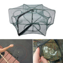Foldable Crab Net Trap Cast Dip Cage Fishing Bait Fish Minnow Crawfish Shrimp LJ