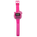 Children Silicone Date Multi-Purpose Kids Calculator Wrist Watch Rosered