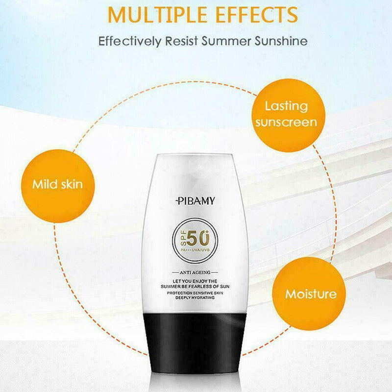 30ml SPF 50 High Protection UV Whitening Sunscreen Sunscreen For Face Body E9C9