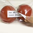 1 Roll of 125 Pieces Food Storage Labels Freezer & Refrigerator Self Adhesive