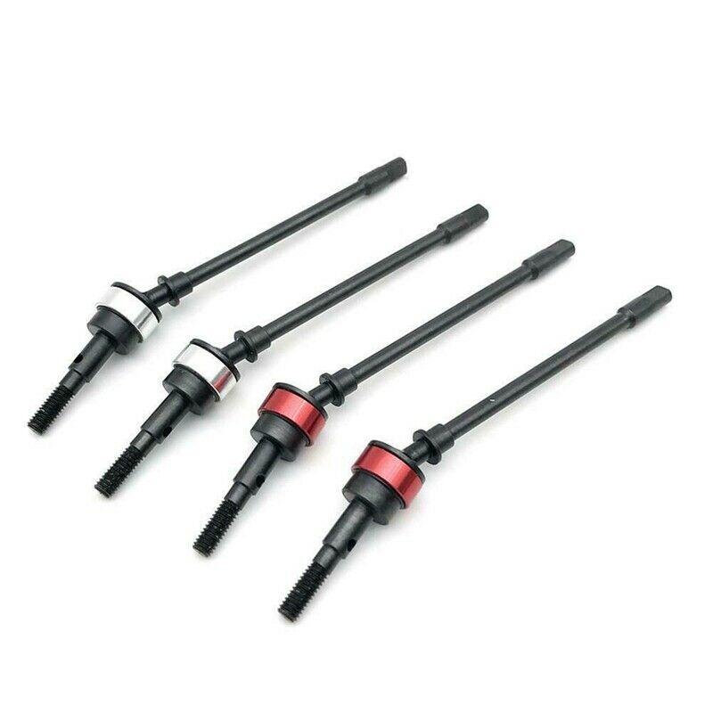 1Pair Stainless Steel Cvd Drive Shaft Front Axle Rc Parts for Axial Scx10 C U1A3