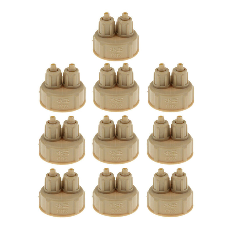 10x Fish Plant Tank Aquarium CO2 Generator Reactor Bottle Cap For Live Plant