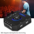 Phoinikas T10 Multi-Switch Usb Hub Audio Adapter External Stereo Card With  M6Z9