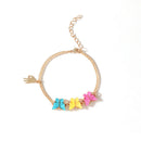 Colorful Butterfly Bracelet Korean Retro Women Charming Hand Chain Jewelry