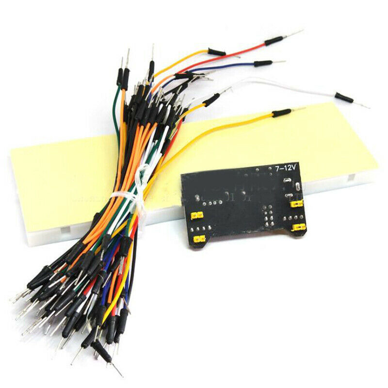 1set MB102 High-quality Breadboard Power Module 830 Points 65 Jumper WSEAU