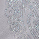 Rhinestone Iron On Heat Transfer Hot Fix T-shirt Motif Horse Head Applique