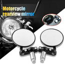 7/8 Round Motorcycle Side Mirrors Handle Bar End Aluminum Rear View Mirrors