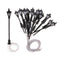 20pc 1:100 Scale Mini Garden Miniatures Landscape Decorations Street LEDs 7cm