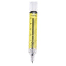Ballpoint Pen Ballpoint Black Ink Syringe Yellow Chic