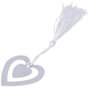 Wedding Favors Double Hearts Bookmark Party Favors Stainless Steel with Tas