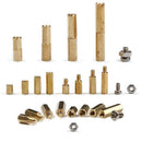 1X(300Pcs M2 Copper Female/Male Spacing Screws Pillar Stand Off Hex Column