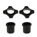 4x Black Mic Wireless Protection Rings Roller Rod Sleeve for Mic Parts