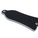 2Pcs black plastic bell style electric guitar truss rod cover 2 ply B Ew