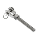 2x Stainless Steel Jaw End Bolt & Nut Replacement for Turnbuckle Shade Sails