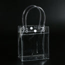 New Women Clear Tote Bag Transparent PVC Purse Shoulder Handbag Shopper Handles