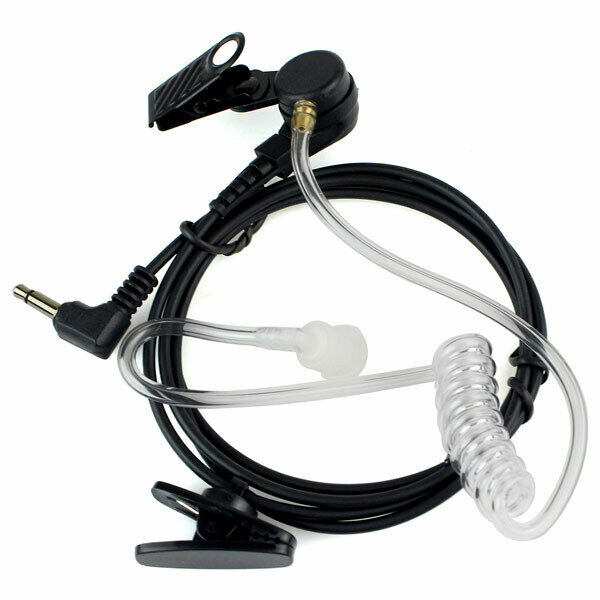 Straight Listen Only Transparent Flexible Acoustic Tube Earpiece 3.5mm Earp K6Z7
