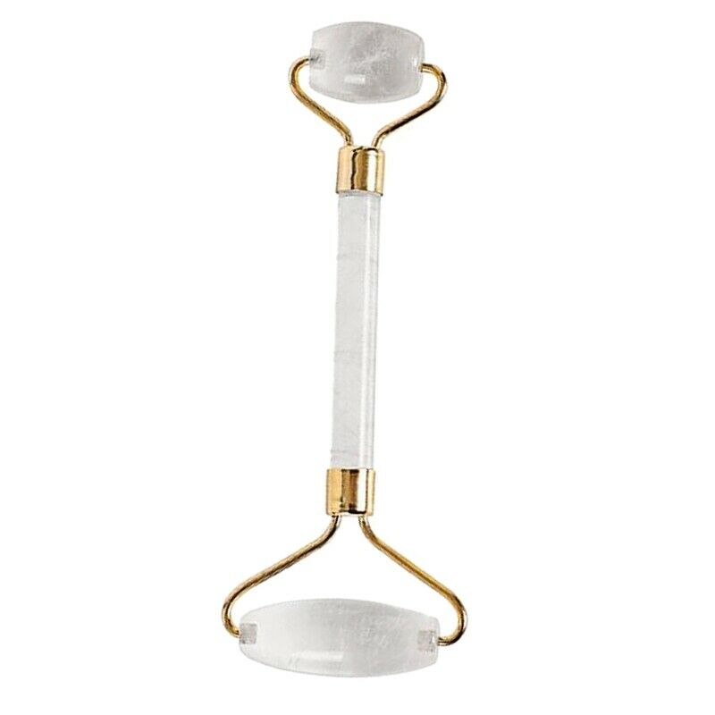 Natural Jade Roller Facial Massager Roller, SPA Guasha Head Neck Body Facia H5P8