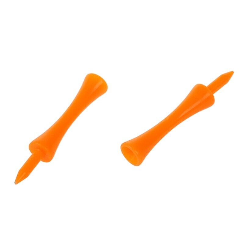 50pcs 70mm Big Castle Golf Tees (Orange) Z2R5
