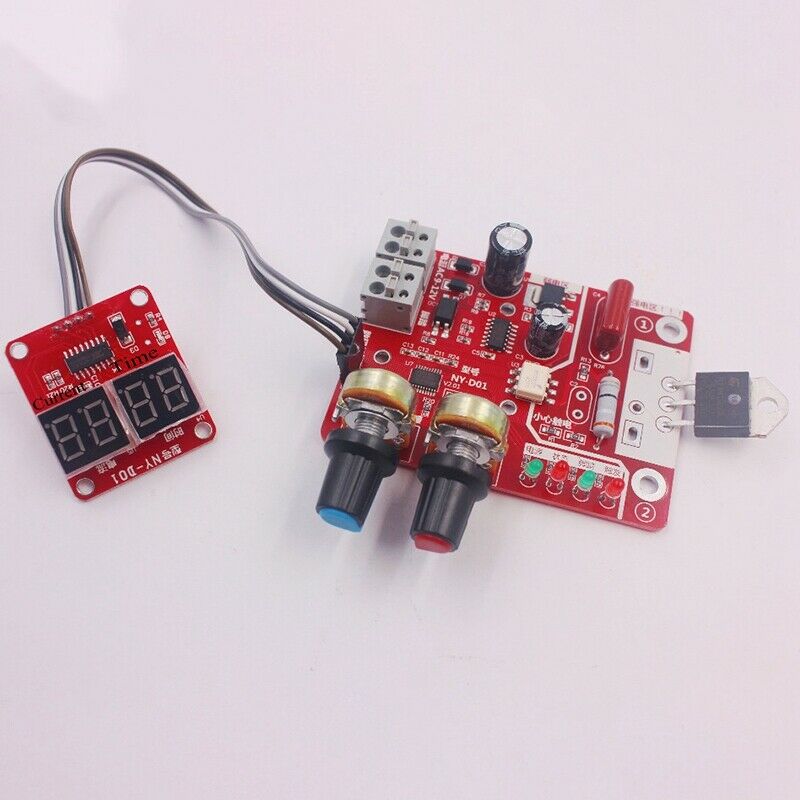 Spot Welders Control Board 40A Digital Display Spot Welding Time and Curren Y9J4
