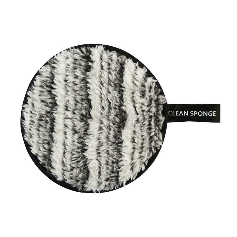Washable Reusable Make Up Remover Wipe Pad Face Cleansing Puff (Black White