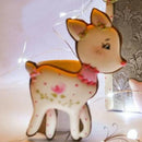 christmas deer cookie cutter pastry biscuit metal mold tool stainless steel 3C