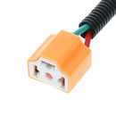 H4 headlight bulb ceramic socket plug connector wiring harness 3C