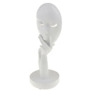 Abstract Statue Handcraft Decor Ornament Living Room Office-White S