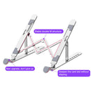 Adjustable portable laptop stand Foldable aluminum alloy laptop lifter stand