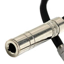 6.35 Female Mono to 3.5 Male Plug Jack Stereo Hifi Mic Audio Extension Cabl
