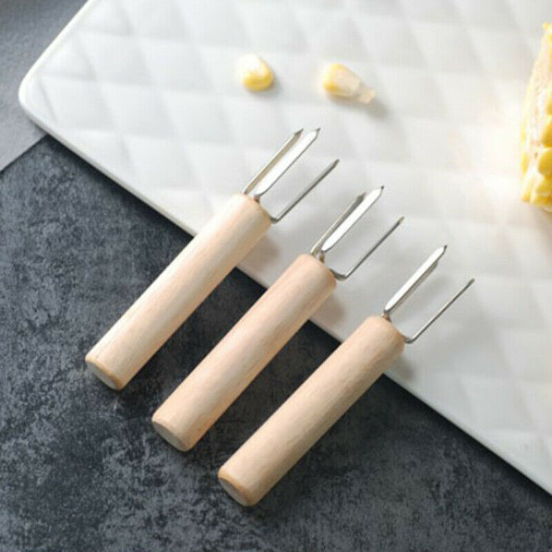 16 Pcs Set 304 Stainless Steel Corn Barbecue Holders Fork Bbq Portable Beef O5V5