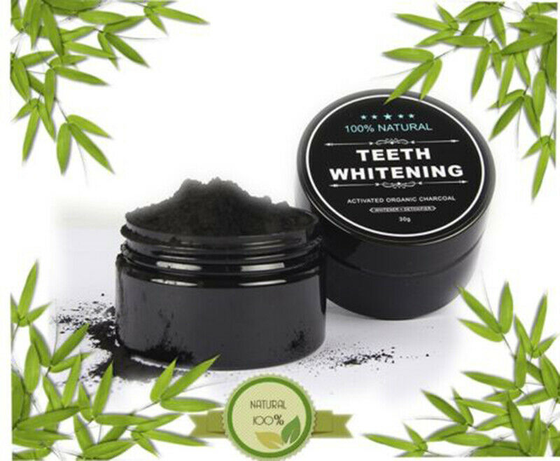 Activated Charcoal Powder Natural Organic Black Teeth Whitening Toothpaste CARE