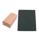 Wooden Radius Sanding Block w/ Black Guitar Abrasive Paper Luthier Tool 10
