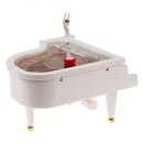 Clockwork Type Rotary Classical Ballerina Girl On The Piano Music Box