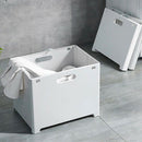 Folding Wall Mounted Laundry Basket Plastic Laundry Hamper Dirty Clothes St