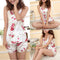 Women New Set Cami Sleepwear Pajamas Floral Girls Pyjamas Shorts Tops Nightwear