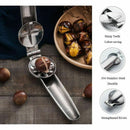 Premium 2-In-1 Quick Chestnut Clip Nut Cracker Sheller Walnut Pliers Metal