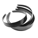 5Pcs 3cm Men Women Hair Band Plastic Black Hoop Headband for Handmade DIY