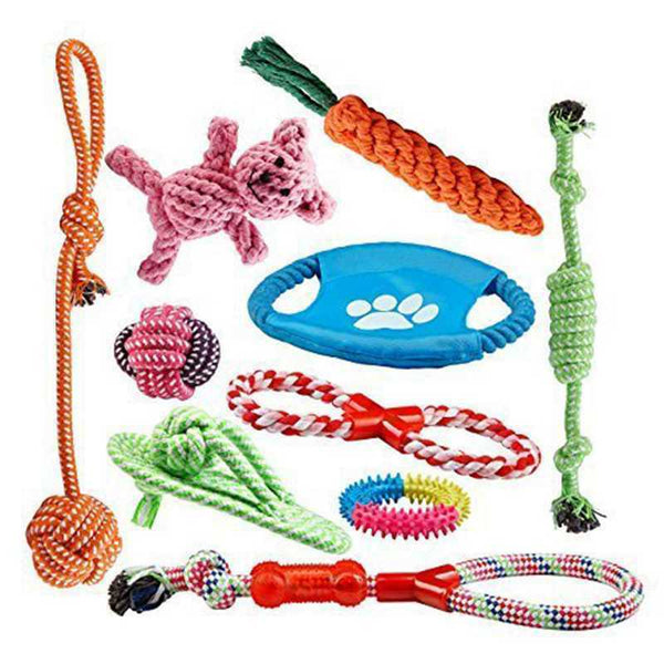 Indestructible Dog Toys For Aggressive Chewers 100% Safe Best Small Medium  W3D7