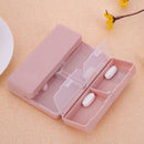 7 Grids Weekly Pill Box Magnet Lid Tablet Storage Box Pill Splitter (Pink)
