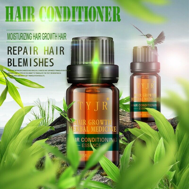 Tyjr Fast Powerful Hair Growth Serum Hair Growth Essential Oil Treatment Pr D8G9