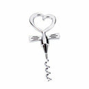 Set Bottle Opener Corkscrews bottle of red wine and bottle stopper heart sh U6Y5