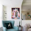 Diamond Picture Mosaic 5D DIY Drill Santa Claus Painting Round Full Kit