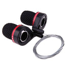 1 Pair Cycling Bike Twist Grip Gear Shifters Speed Conjoined DIP Derailleur A