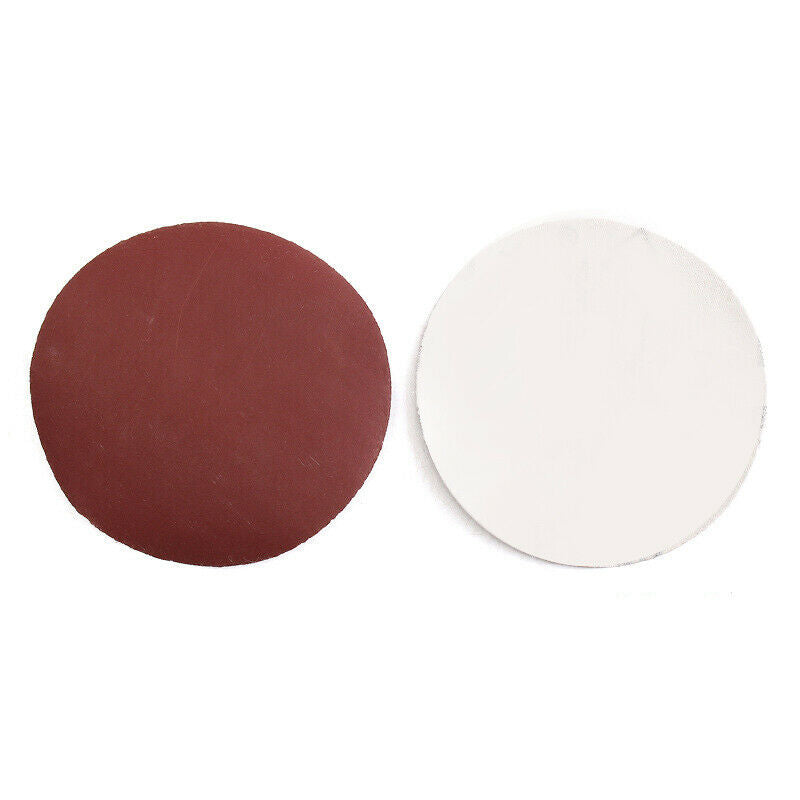100Pcs/Set 5 Inch 8 Holes Sanding Discs Hook and Loop Sandpaper Backing San E3G1