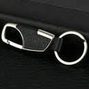 Men's Fashion Metal Leather Auto Keyring Keychain Key Chain Ring Keyfob Hot