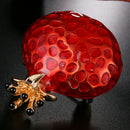 Enamel Pomegranate Brooch Pin Lapel Fruit Pin Gift Badge Buckle Collar Jewelry Z