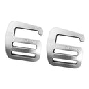 4Pcs 1'' G Hook Webbing Buckle for Backpack Luggage Strap Webbing 25mm